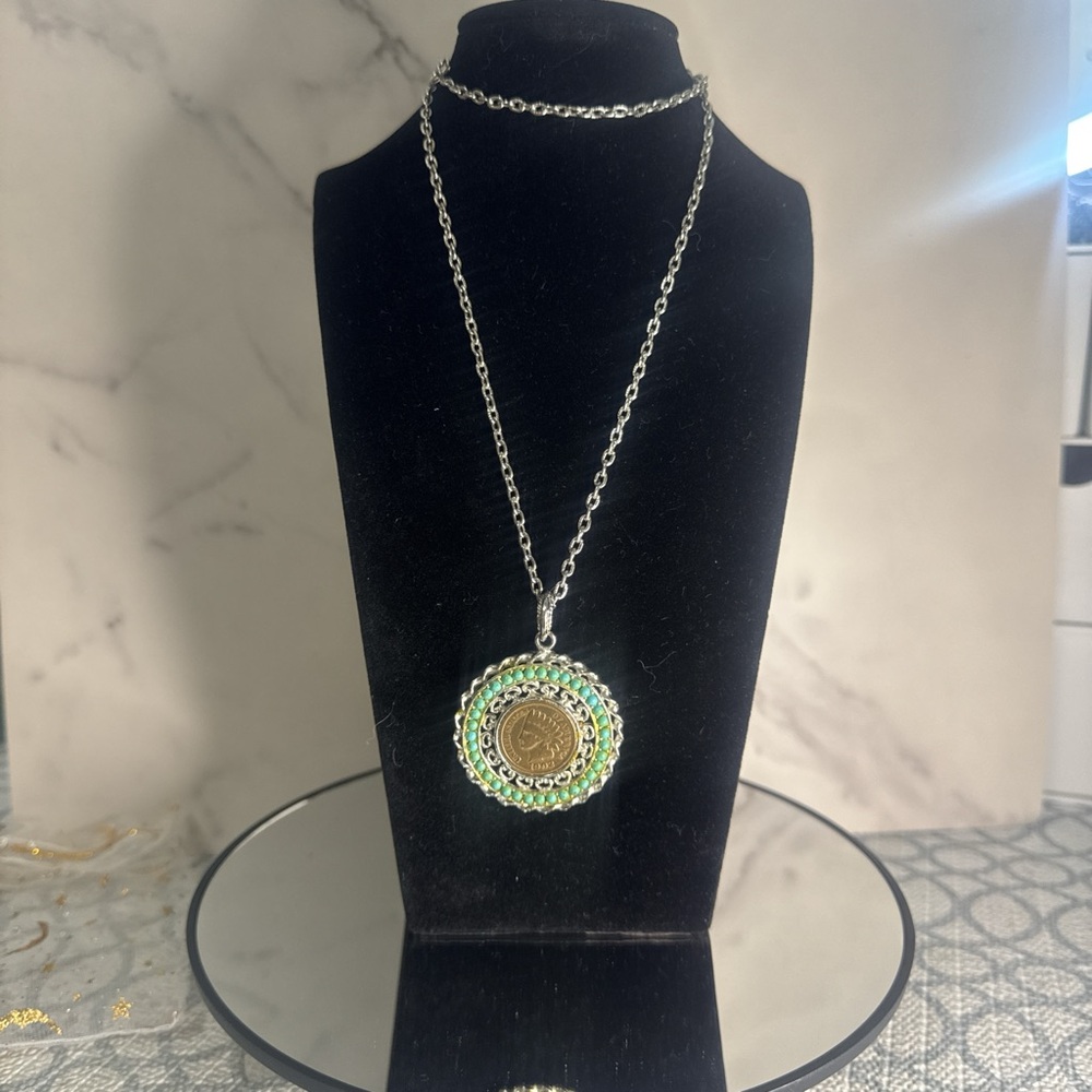 Unique vintage coin necklace
